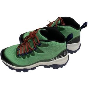 Holo Footwear Troy Mid Green‎ Hiking Boots Womens Size 07 HW712348 NEW